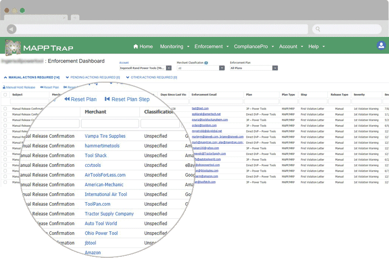 MAP Enforcement Tools MAPP Trap - EnfDash 