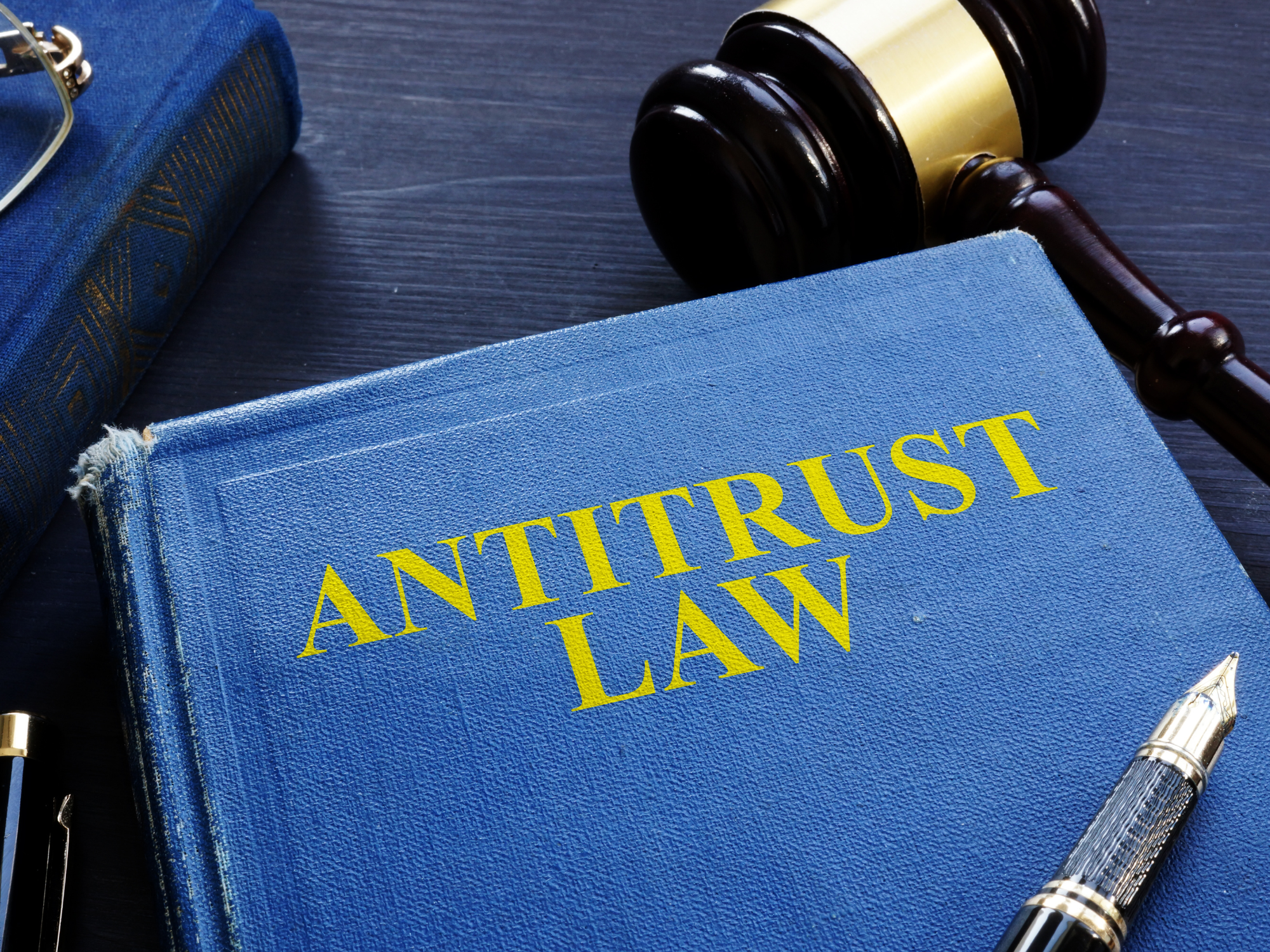 A book titled "Antitrust Law"