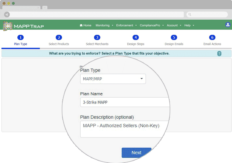 Automated email enforcement
